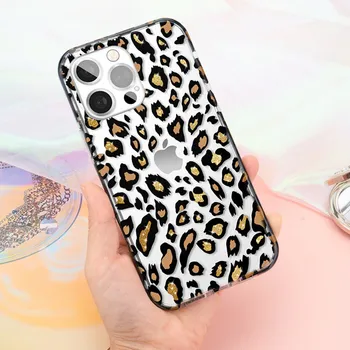 Чехол PQY Wild для iPhone 13 Pro Max Leopard Kingxbar IP 13 6.7