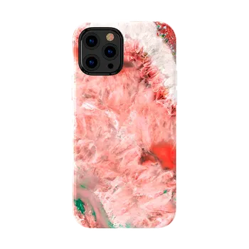 Чехол PQY Agate для iPhone 12/12 Pro Красный Kingxbar 12/12 ProAgate Series-Red