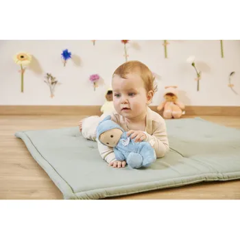 Текстильная кукла Kaloo "Linen", в голубом костюмчике, серия "Tendre Bebe", 24 см