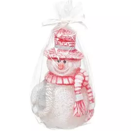 Свеча декоративная, 13 см, фигурная, Bartek Candles, Снеговик фигурка