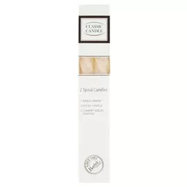 Свеча декоративная, 2.1х22 см, Barok винтовая бежевая Bartek candles