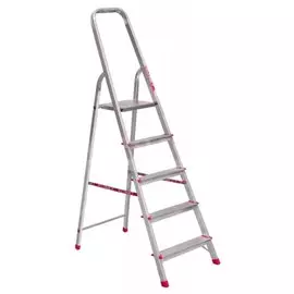 Стремянка алюминиевая Alumet ZZ 405, 5 ступеней