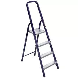 Стремянка 1 секция, 4 ступени, сталь, 0.82 м, 150 кг, Alumet, М8404