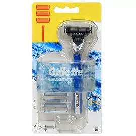 Станок для бритья мужской Gillette MACH3 Start+ сменная кассета, 2 шт