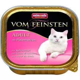 Animonda Vom Feinsten Adult Mit Putenherzen для взрослых кошек с сердцем индейки (100 гр)
