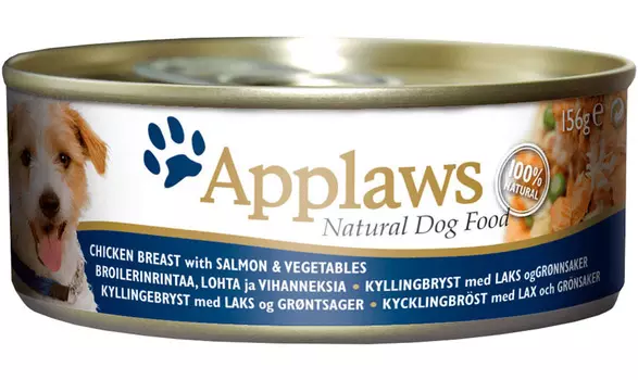 Applaws для взрослых собак с курицей, лососем и овощами (156 гр х 12 шт)