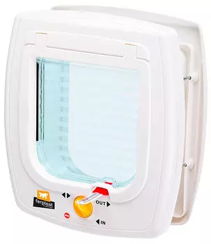 Автоматическая дверь Ferplast Swing 5 для кошек, 22,5 х 25,2 х 9,6 см (белый)