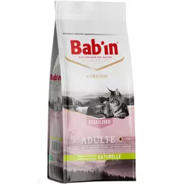 Bab’in Signature Chat Adulte Saumon для взрослых кастрированных котов и стерилизованных кошек с лососем (8 кг)