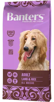 Banters Adult All Breeds монобелковый для взрослых собак всех пород с ягненком и рисом (15 кг)