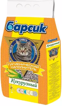 барсик кукурузный – наполнитель кукурузный для туалета кошек (4,54 л)