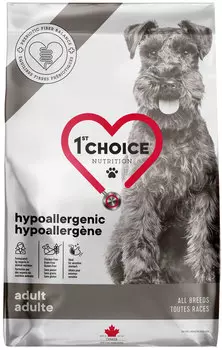 1st Choice Care Dog Adult All Breeds Hypoallergenic беззерновой для взрослых собак всех пород при аллергии с уткой (2 кг)
