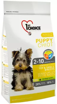 1st Choice Puppy Toy &amp; Small Breeds для щенков маленьких пород с курицей (7 кг)