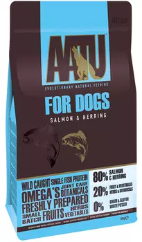 Aatu Dog Salmon &amp; Herring беззерновой для взрослых собак с лососем и сельдью (5 кг)