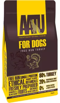 Aatu Dog Turkey беззерновой для взрослых собак с индейкой (1,5 кг)