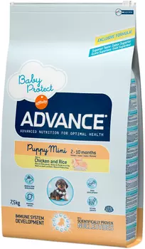 Advance Puppy Mini Chicken &amp; Rice для щенков маленьких пород с курицей и рисом (3 кг)