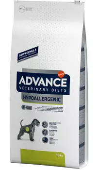 Advance Veterinary Diets Hypoallergenic для взрослых собак при заболеваниях желудочно-кишечного тракта и пищевой аллергии (10 кг)