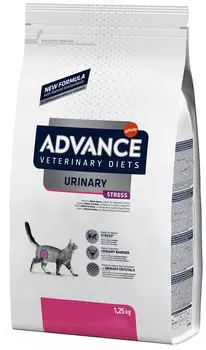 Advance Veterinary Diets Urinary Stress для взрослых кошек при мочекаменной болезни и стрессе при цистите (1,25 кг)