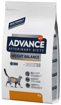 Advance Veterinary Diets Weight Balance для взрослых кошек при ожирении (1,5 кг)
