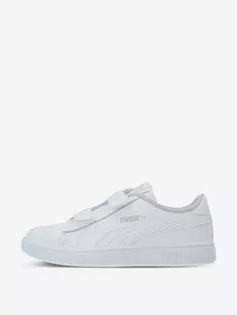 Кеды детские PUMA Smash v2 L V PS, Белый, размер 27.5