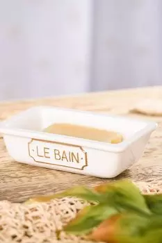 Мыльница керамическая Le Bain blanc WESS