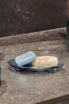 Мыльница стеклянная Teriberka Moroshka