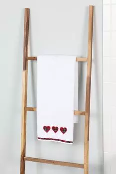 Набор из 2 хлопковых полотенец Hearts COINCASA