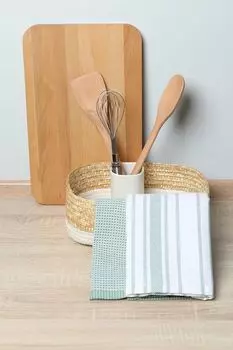 Набор из 2 хлопковых вафельных полотенец Helpmate 21maison