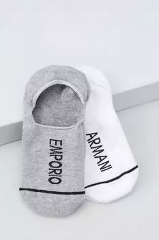 Набор из 2 пар хлопковых подследников EMPORIO ARMANI