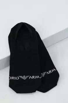 Набор из 2 пар хлопковых подследников EMPORIO ARMANI