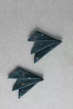 Набор из 2 салфеток Stars Embroidery COINCASA