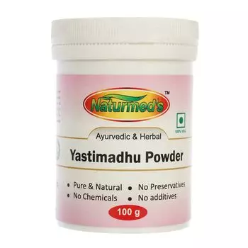 Солодка (Яштимадху) (100 г), Yastimadhu Powder, произв. Naturmed's