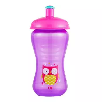 Спортивная бутылка (340 мл), Free Flow Sports Bottle Pink, произв. Mothercare
