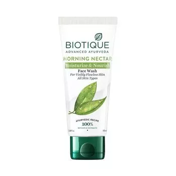 Средство для умывания: увлажнение и питание кожи (100 мл), Morning Nectar Moisturize & Nourish Face Wash, произв. Biotique