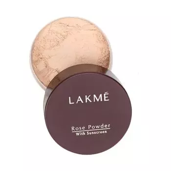 Рассыпчатая пудра для лица: оттенок нежно-розовый (40 г), Rose Powder with Sunscreen Soft Pink, произв. Lakme