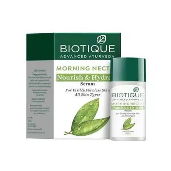 Сыворотка для лица: питание и увлажнение кожи (40 мл), Morning Nectar Nourish & Hydrate Serum, произв. Biotique