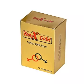 Тэн Х Голд (30 кап), Ten X Gold Capsules, произв. WinTrust Pharmaceuticals