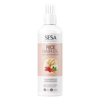Рисовое масло для волос с Пажитником и Гибискусом (200 мл), Rice Hair Oil with Methi & Hibiscus, произв. Sesa
