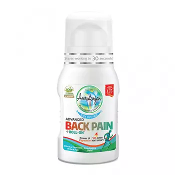 Роликовый бальзам (50 мл), Back Pain Roll, произв. Amrutanjan