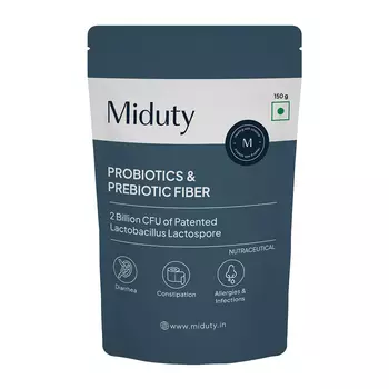 Пробиотики и пребиотики (150 г), Probiotics & Prebiotics Fiber, произв. Miduty