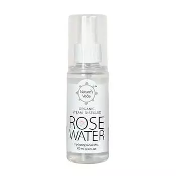 Розовая вода (100 мл), Organic Rose Water, произв. Nature's Veda