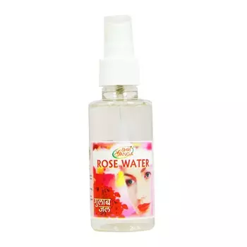 Розовая вода (100 мл), Rose Water, произв. Shri Ganga Pharmacy