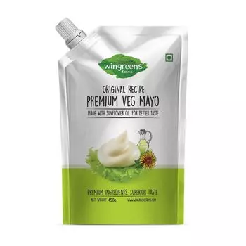 Премиальный вегетарианский майонез (450 г), Premium Veg Mayo, произв. Wingreens Farms