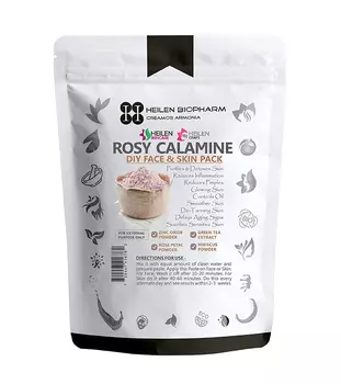 Розовый каламин: порошковая маска для лица (200 г), Rosy Calamine DIY Face & Skin Pack, произв. Heilen Biopharm