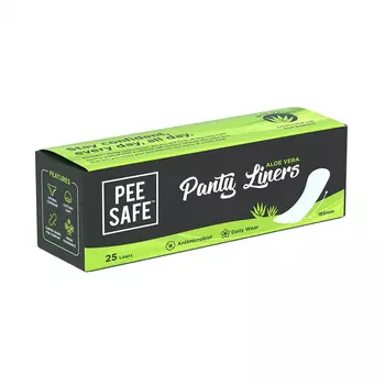Прокладки гигиенические ежедневные с Алоэ Вера (25 шт), Aloe Vera Panty Liners, произв. Pee Safe