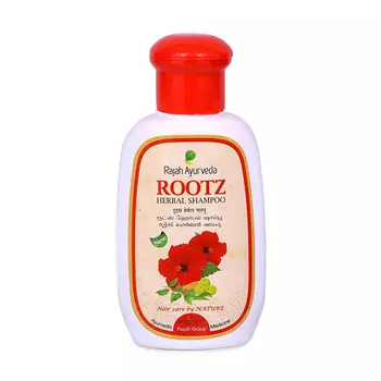Рутз: натуральный шампунь для волос (100 мл), Rootz Herbal Shampoo, произв. Rajah Ayurveda