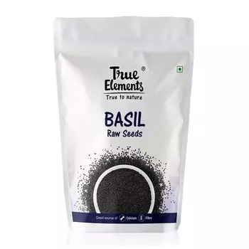Семена Базилика (250 г), Basil Raw Seeds, произв. True Elements