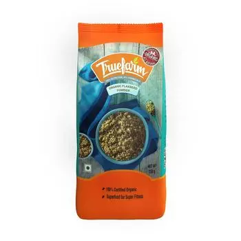 Семена Льна молотые (250 г), Organic Flaxseed Powder, произв. Truefarm