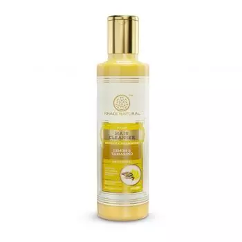 Противогрибковый шампунь с Лимоном и Тамариндом (210 мл), Lemon & Tamarind Hair Cleanser, произв. Khadi Natural