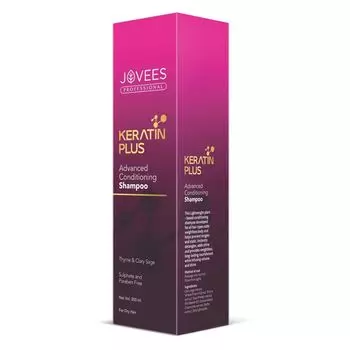 Шампунь-кондиционер Кератин Плюс (200 мл), Keratin Plus Advanced Conditioning Shampoo, произв. Jovees