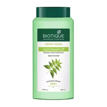 Шампунь-кондиционер против перхоти с Нимом (340 мл), Fresh Neem Anti Dandruff Shampoo with Conditioner, произв. Biotique